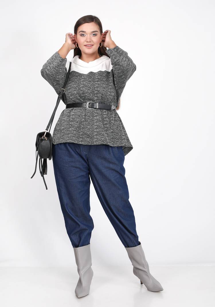 Свитшот с декоративной молнией шир.  750, рис. 7