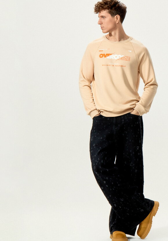 Свитшот с принтом на передней полочке шир.  580, рис. 9