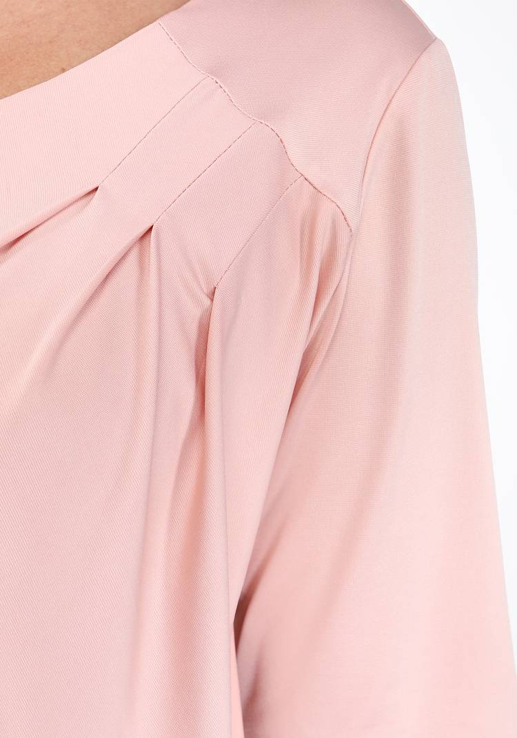 Блуза со складками на плече шир.  750, рис. 7