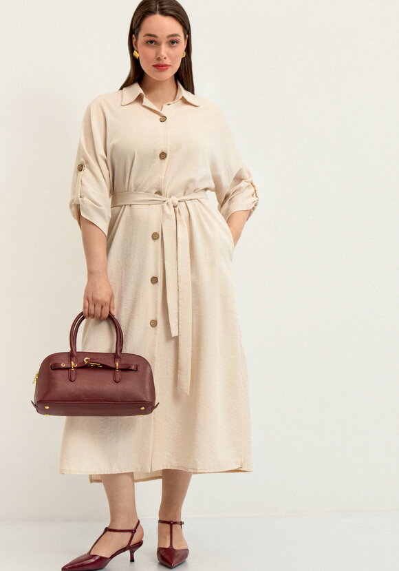 Платье-рубашка Виктория шир.  580, рис. 25