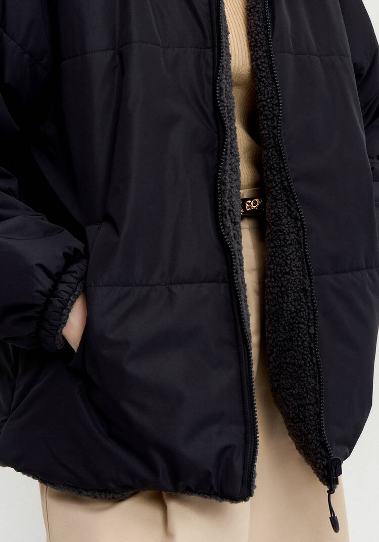 Двусторонняя куртка с высоким воротом шир.  750, рис. 26