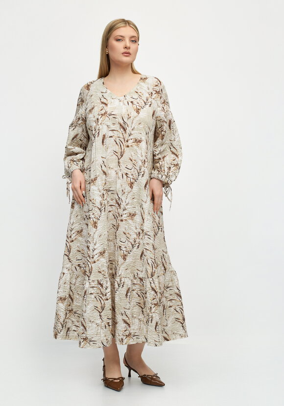 Платье Шепот молодой листвы шир.  580, рис. 1