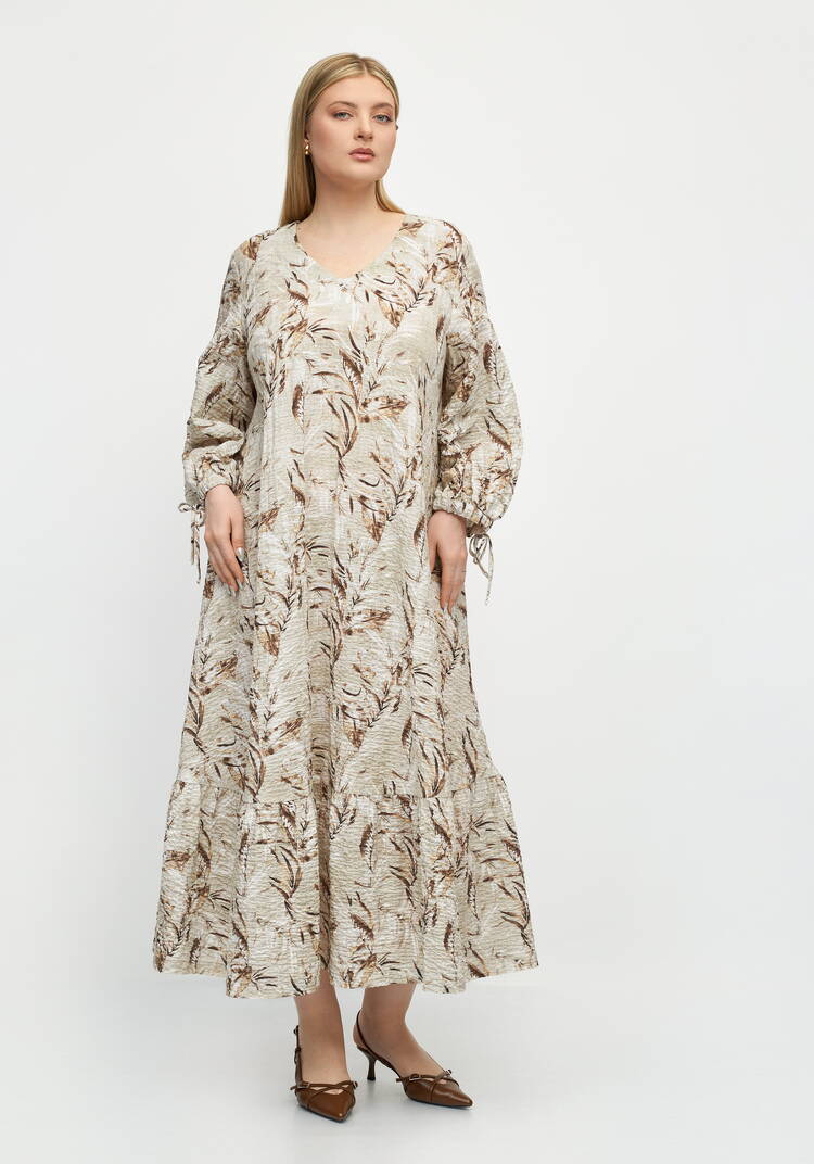 Платье Шепот молодой листвы шир.  750, рис. 1