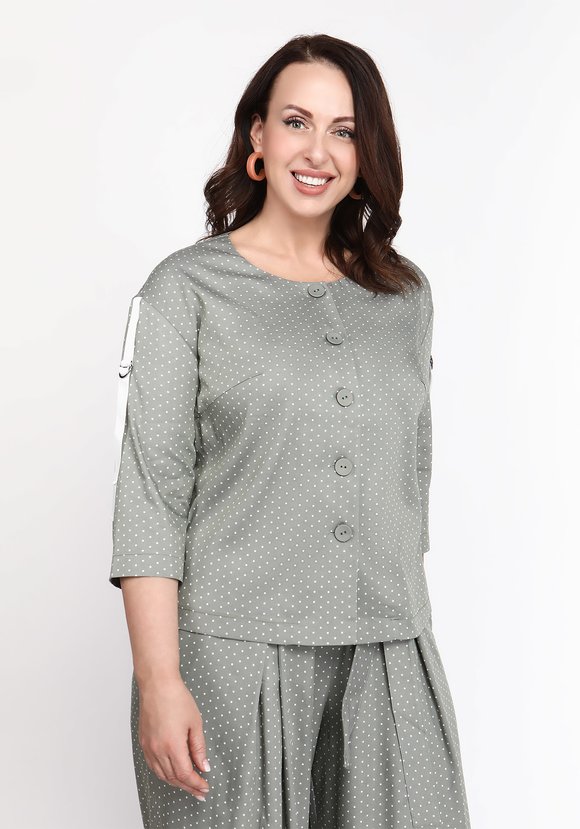 Пиджак с рукавами 3/4 шир.  580, рис. 5