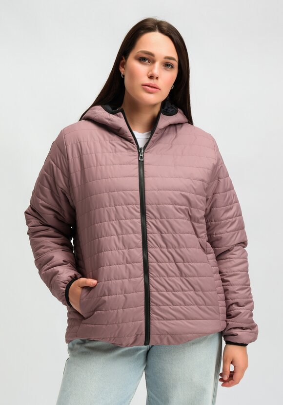 Куртка двухсторонняя с капюшоном на молнии шир.  580, рис. 20