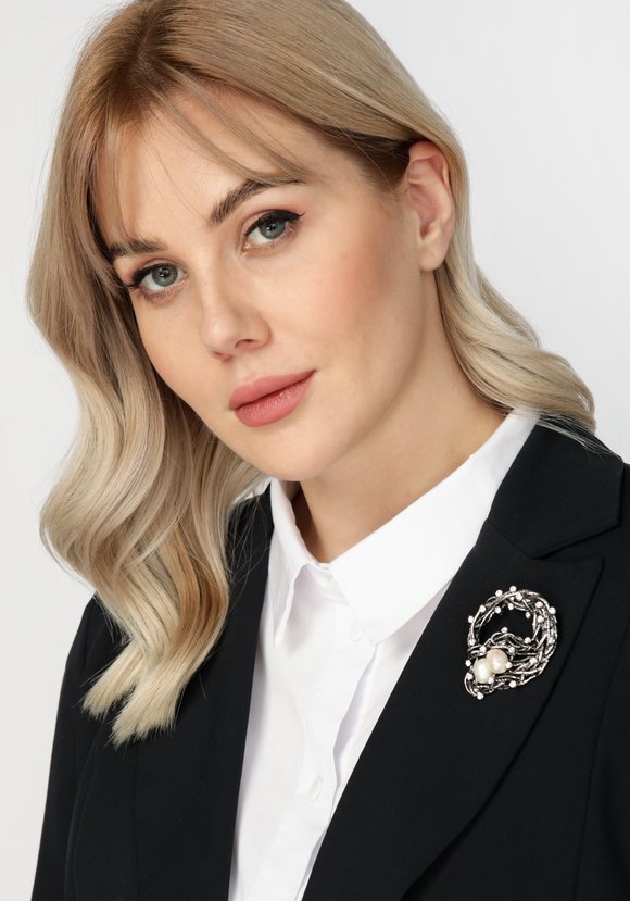 Брошь Прекрасная лиана шир.  580, рис. 1