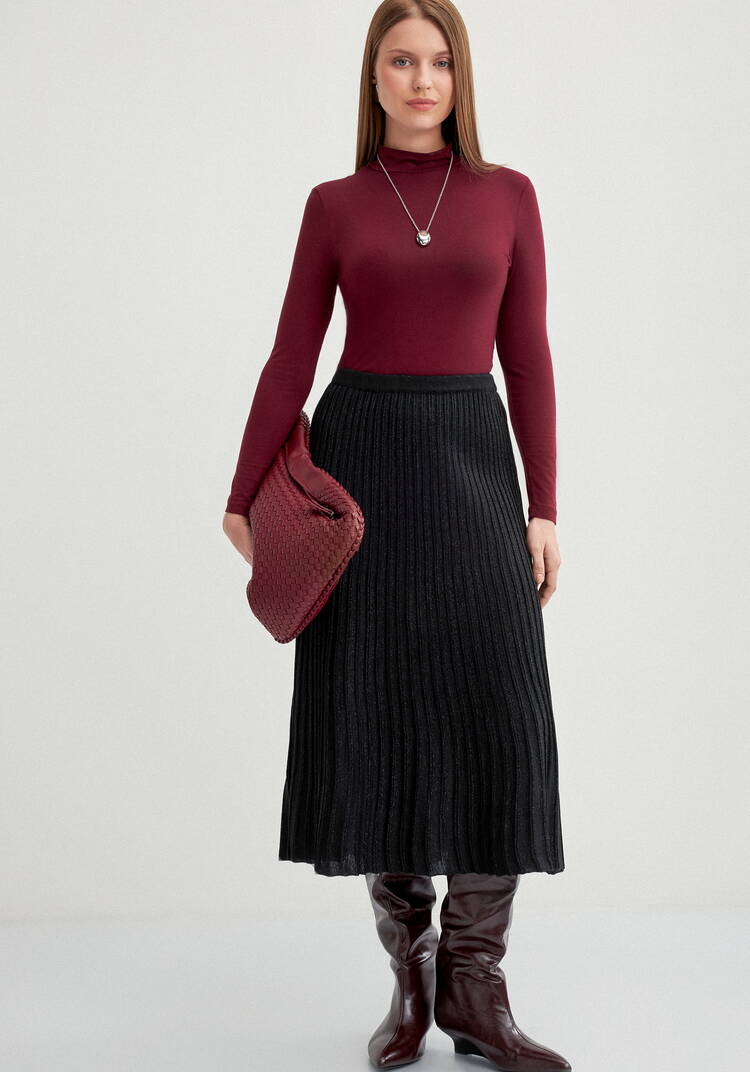 Юбка миди с метанитью шир.  750, рис. 34