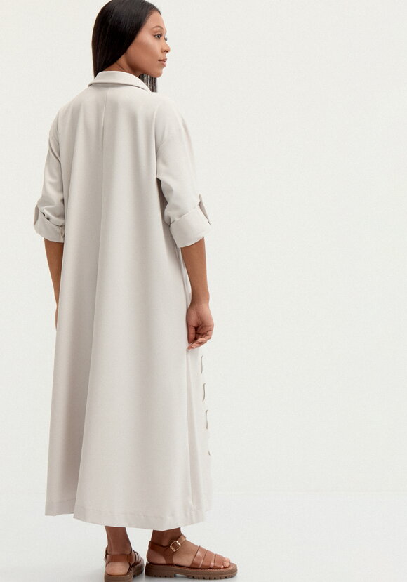 Платье А-силуэта с перфорацией шир.  580, рис. 35