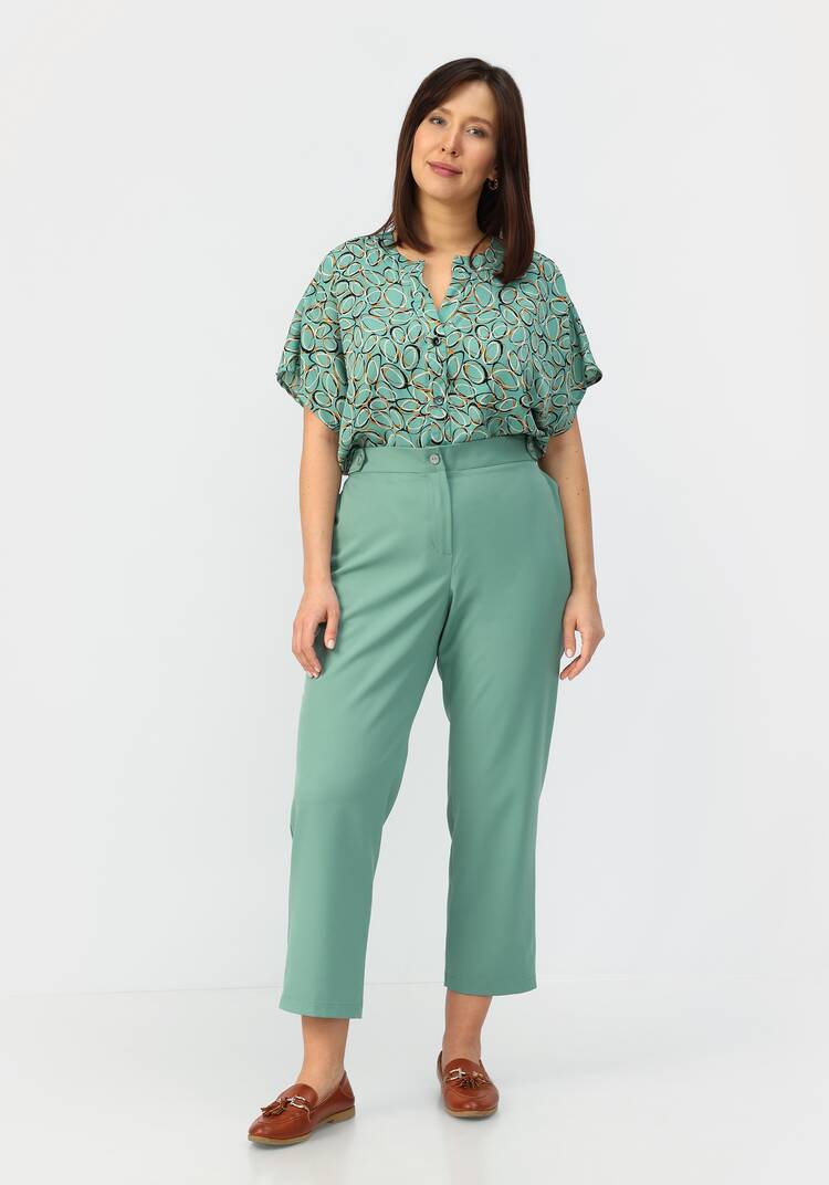 Брюки с декоративными хлястиками шир.  750, рис. 12