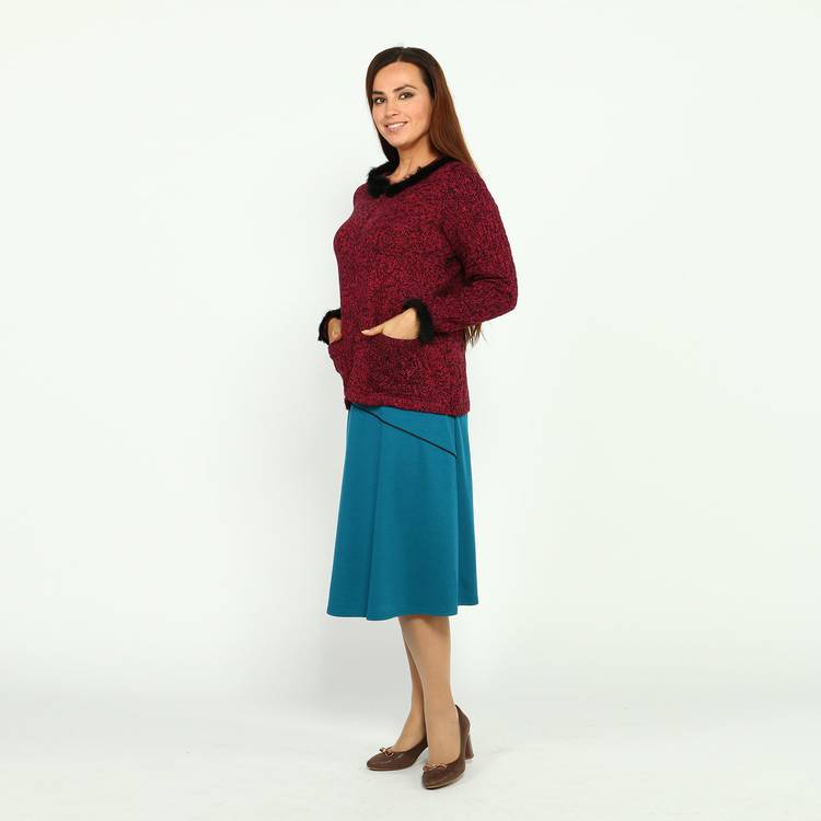 Юбка-трапеция на резинке шир.  750, рис. 18