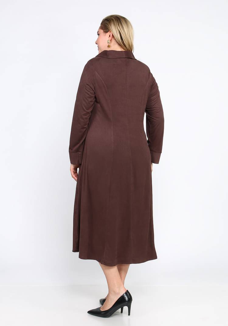 Платье миди с запахом шир.  750, рис. 4