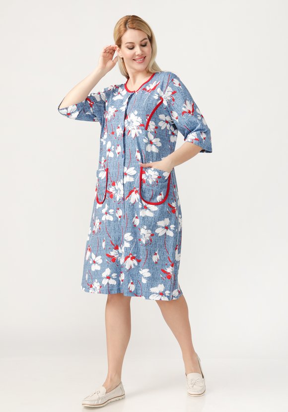 Халат женский Инесса шир.  580, рис. 1