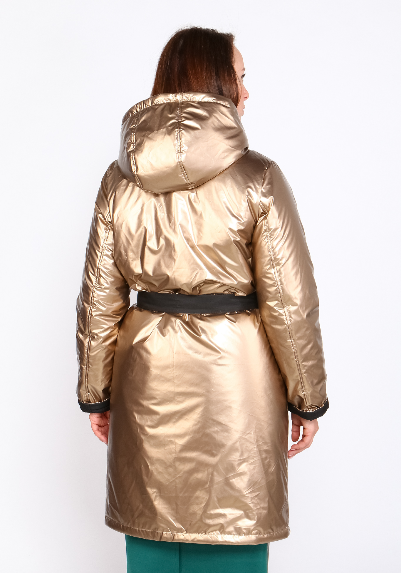 Куртка "Волшебная иллюзия" Binitra Bini, размер 52, цвет золотой/черный - фото 7