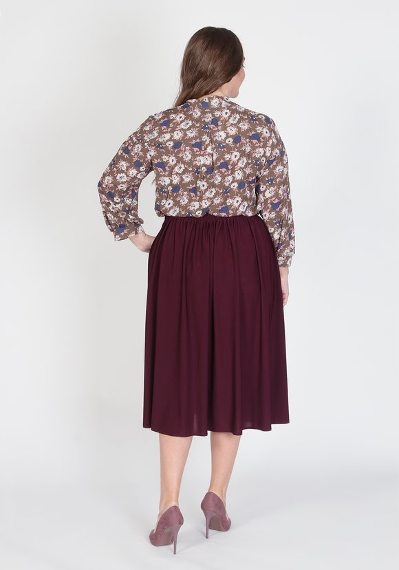 Блузка Цветочный ансамбль шир.  580, рис. 10