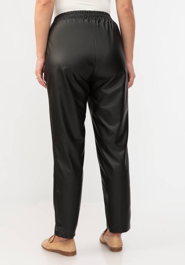 Брюки из экокожи со стрелками шир.  750, рис. 14