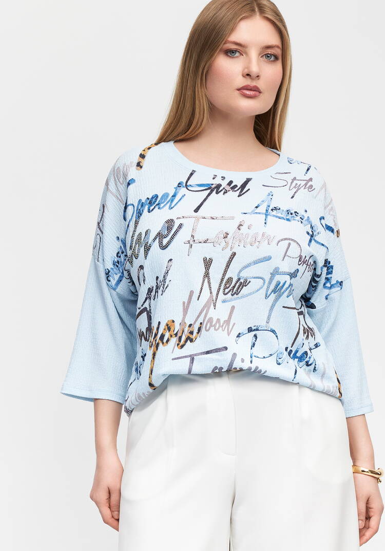 Блуза Поэзия души шир.  750, рис. 6