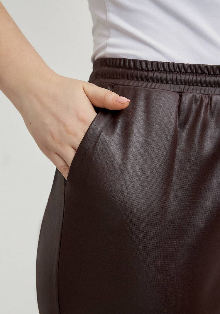 Брюки из трикотажа под кожу шир.  750, рис. 5