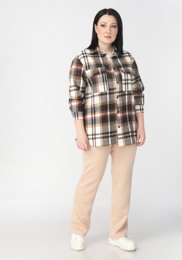 Брюки на резинке утепленные шир.  580, рис. 3