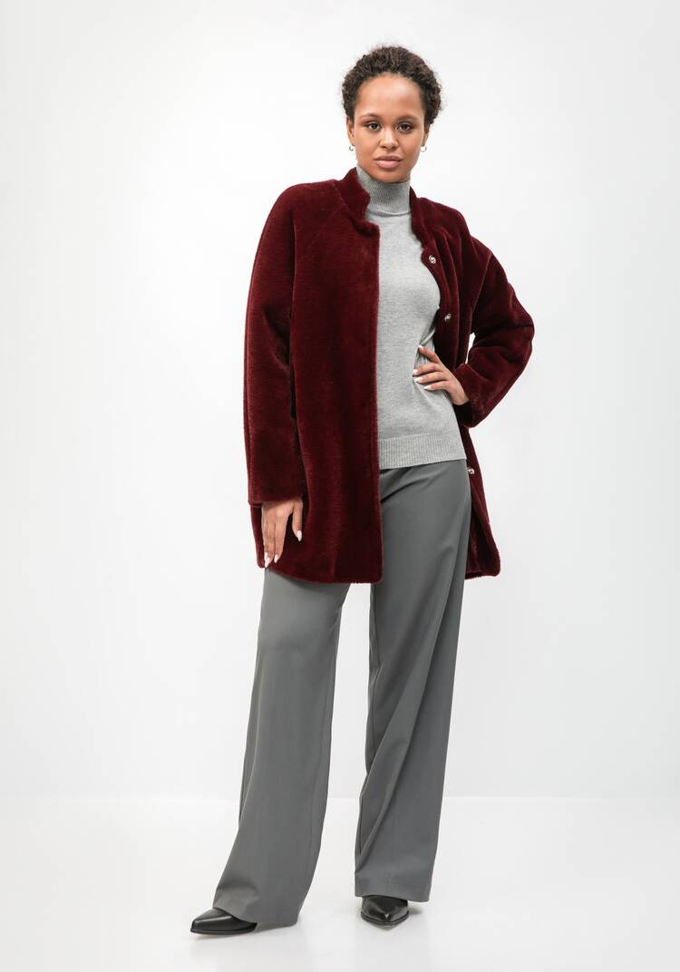 Полупальто с воротом стойка шир.  750, рис. 16