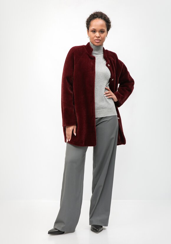 Полупальто с воротом стойка шир.  580, рис. 16