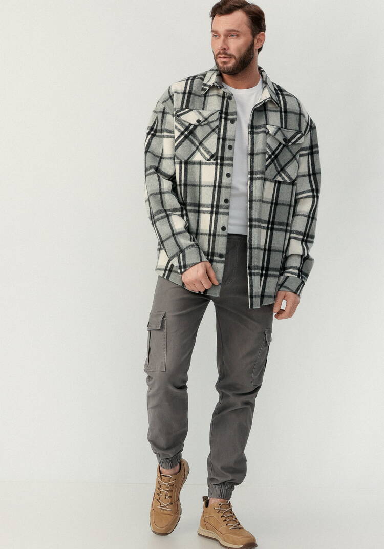 Брюки мужские с накладными карманами шир.  750, рис. 7