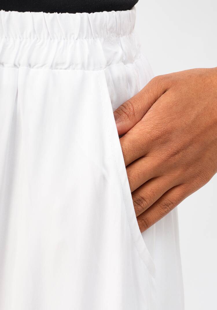 Юбка с воланом с резинкой на талии шир.  750, рис. 5