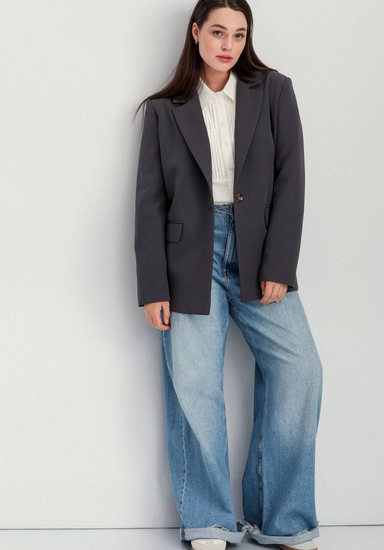 Пиджак однобортный на подкладке шир.  750, рис. 39