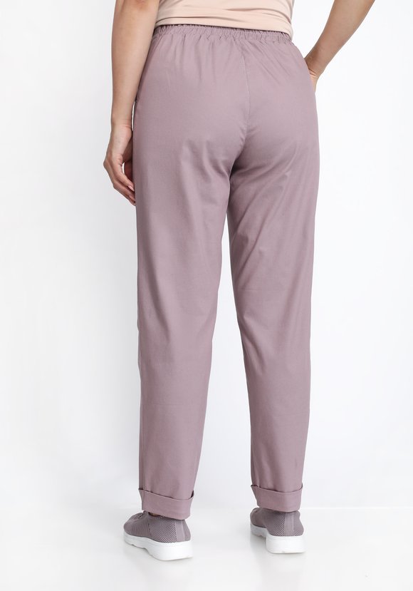 Брюки укороченные полуприлегающего силуэта шир.  580, рис. 10