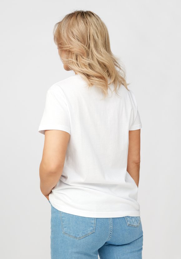 Футболка женская свободного кроя шир.  580, рис. 15