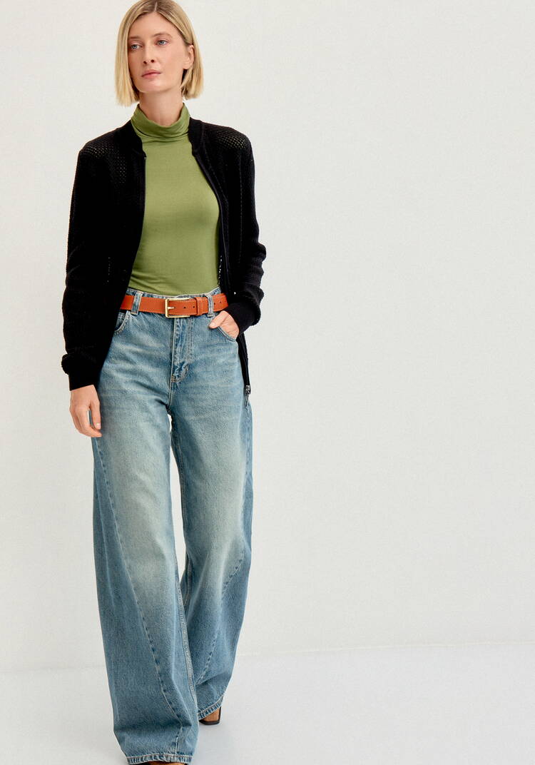 Бомбер ажурный на свободу движения шир.  750, рис. 23