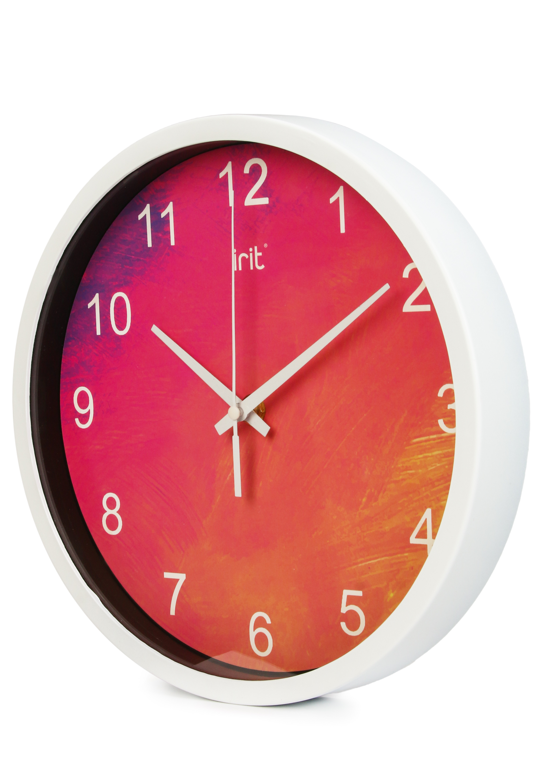 Круглые настенные часы IRIT, цвет голубой, размер 25 см - фото 3