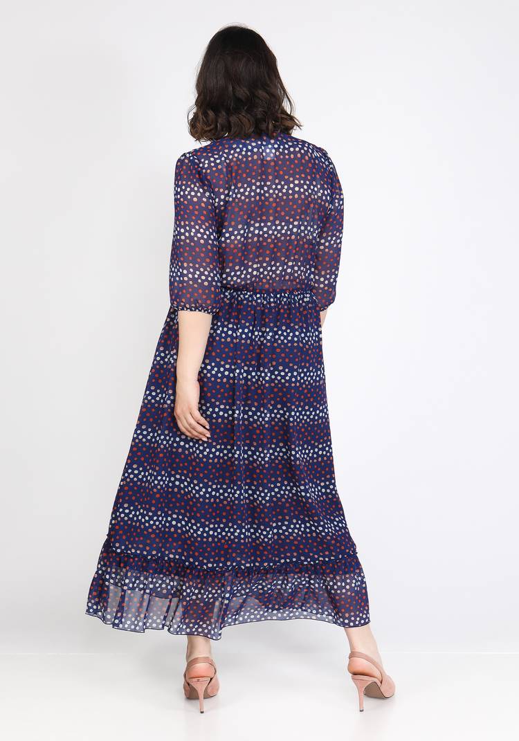 Платье с объемным рукавом Глория шир.  750, рис. 2