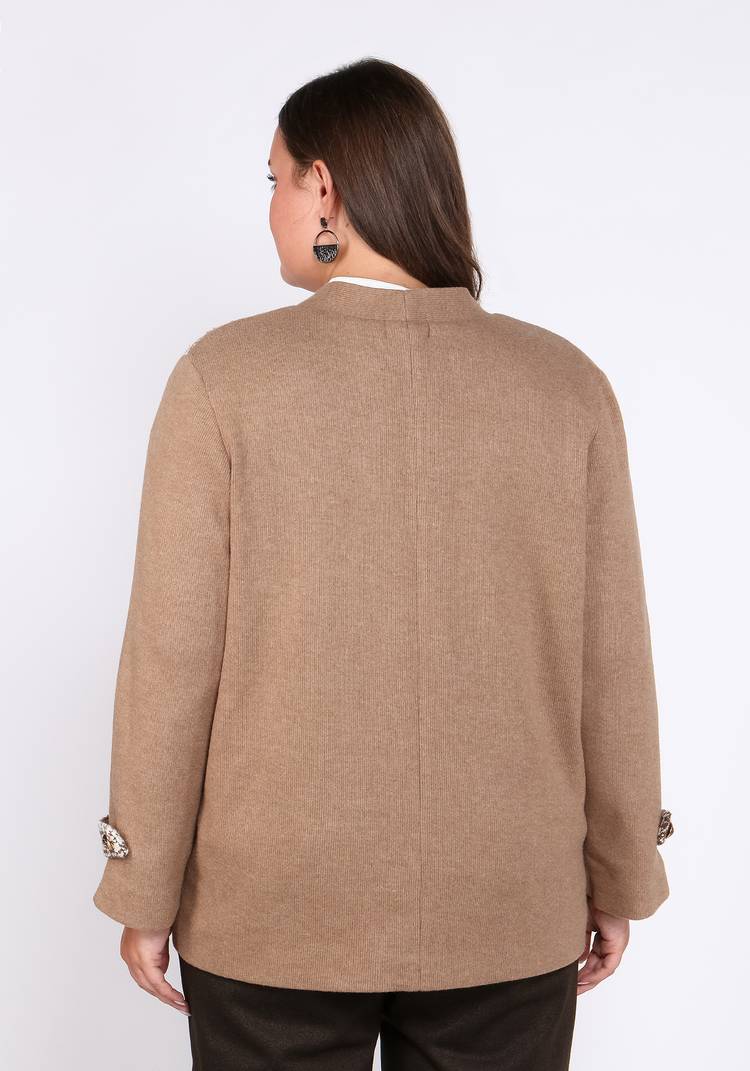 Жакет с комбинированными вставками шир.  750, рис. 7