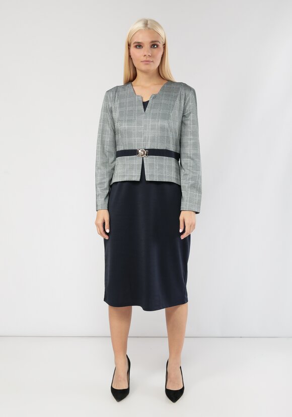 Платье с имитацией пиджака Барбара шир.  580, рис. 3