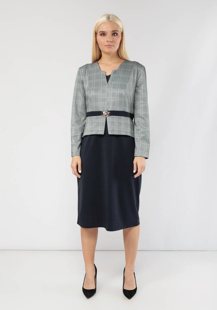 Платье с имитацией пиджака Барбара шир.  750, рис. 3