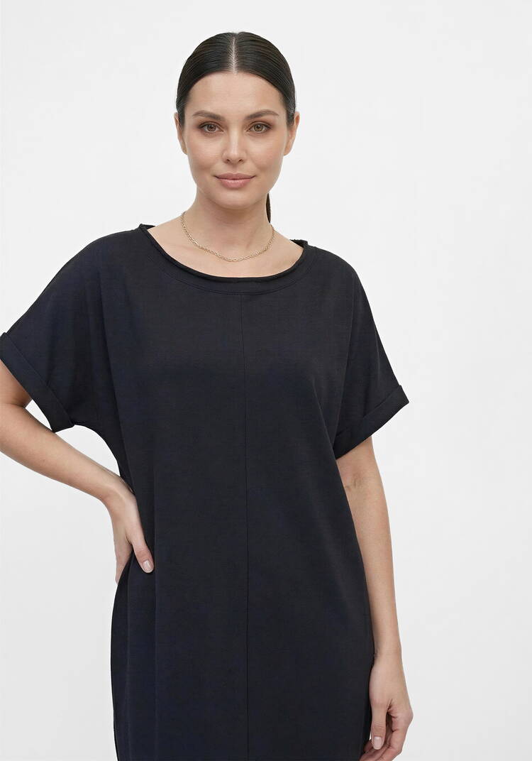 Платье свободного кроя с карманaми шир.  750, рис. 6