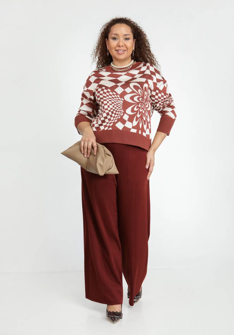 Джемпер с рисунком абстракция шир.  750, рис. 9