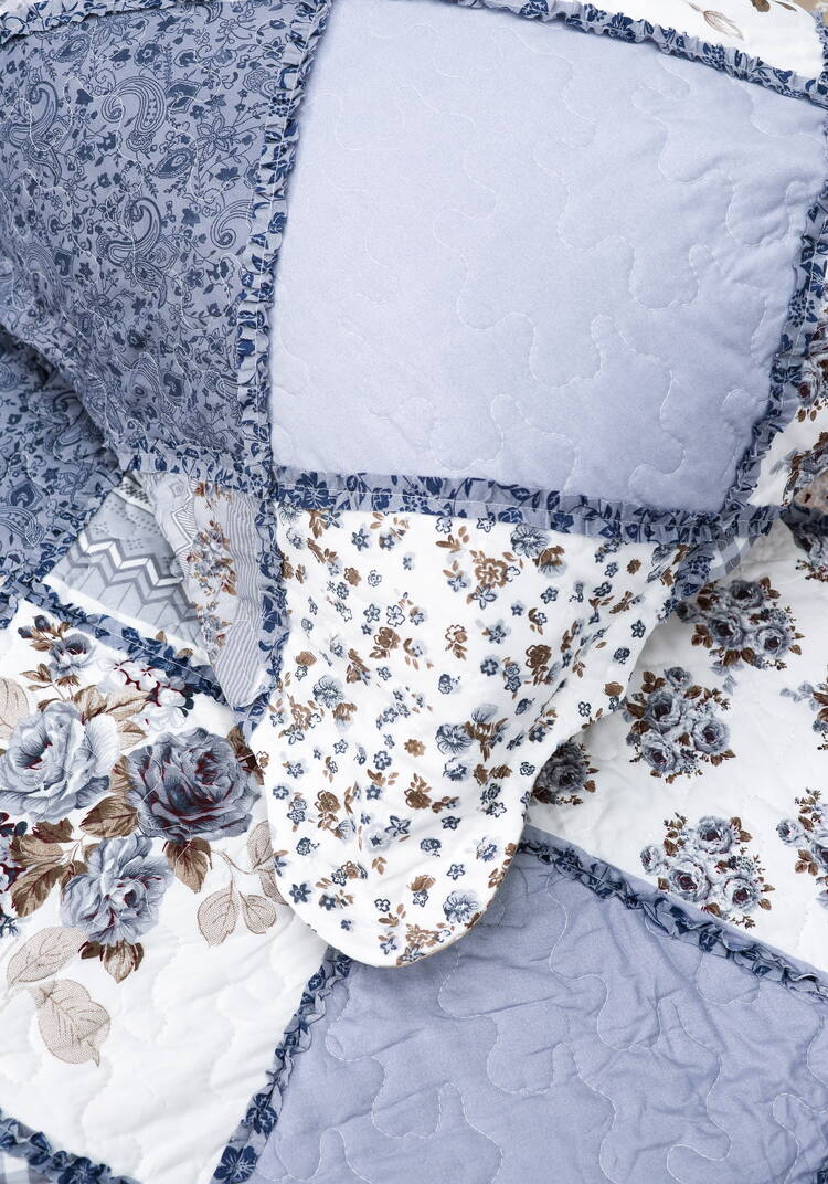 Покрывало с наволочками Печворк шир.  750, рис. 64