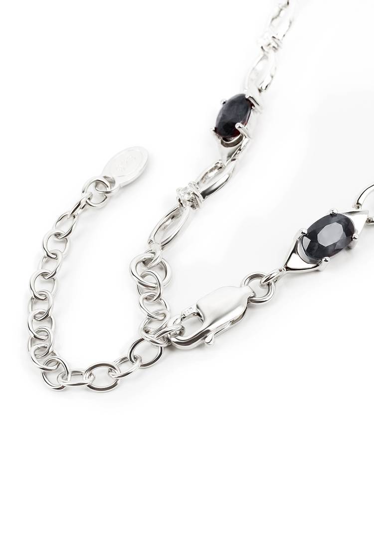 Браслет серебряный Драгоценное сияние шир.  750, рис. 4