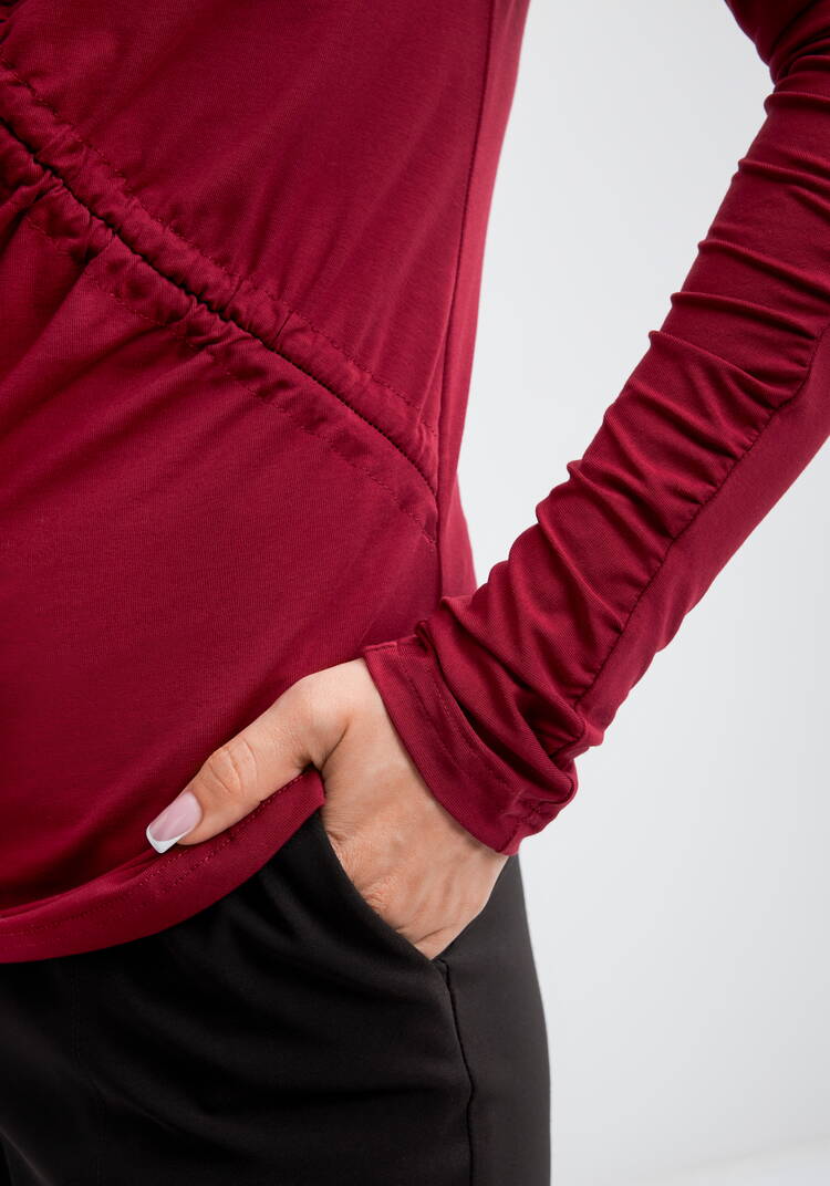 Водолазка со сборкой Хельга шир.  750, рис. 6