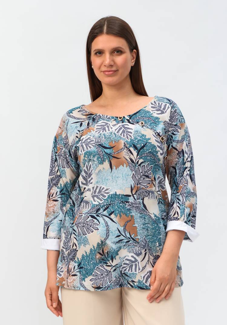 Блуза Добронрава шир.  750, рис. 4