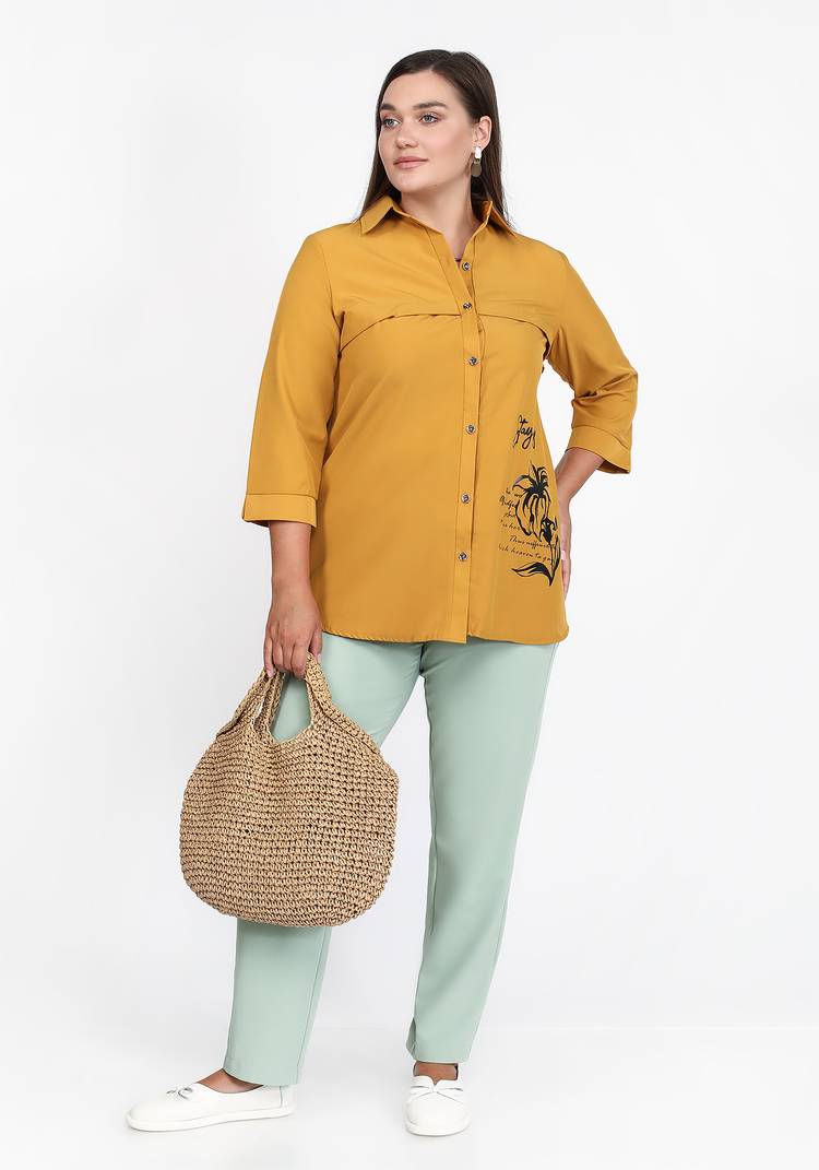 Блуза Приятная прогулка шир.  750, рис. 12