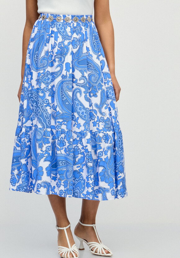 Юбка с ярусомВоздушное настроение шир.  580, рис. 2