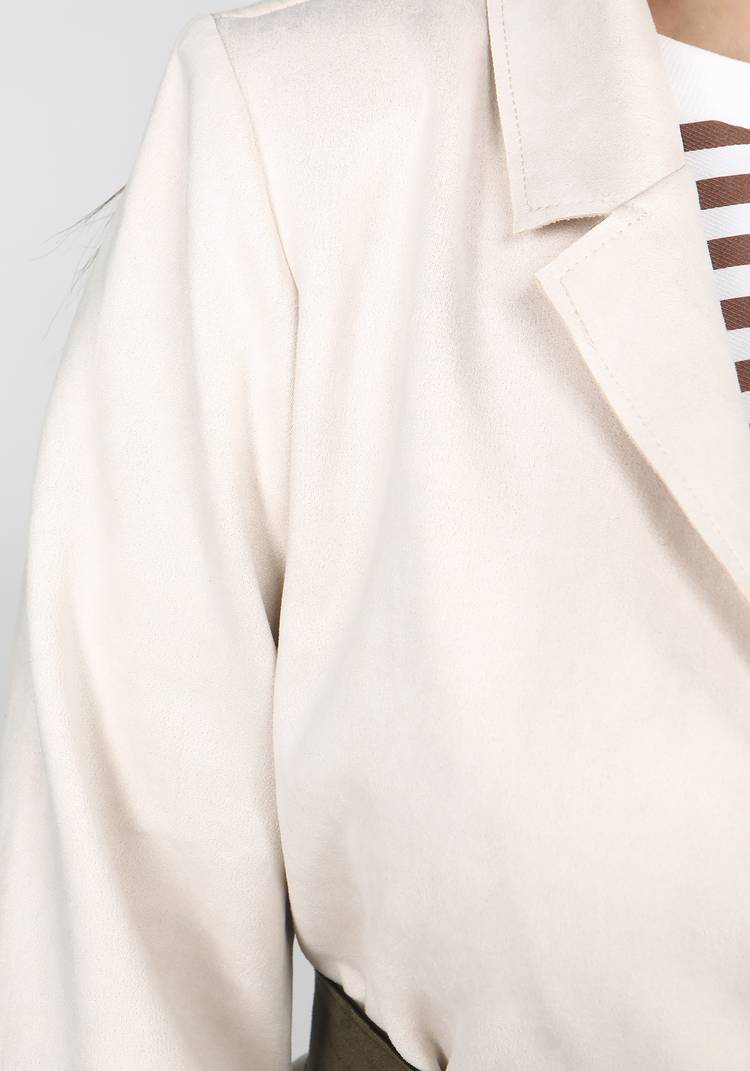 Кардиган из эко-замши с поясом шир.  750, рис. 14