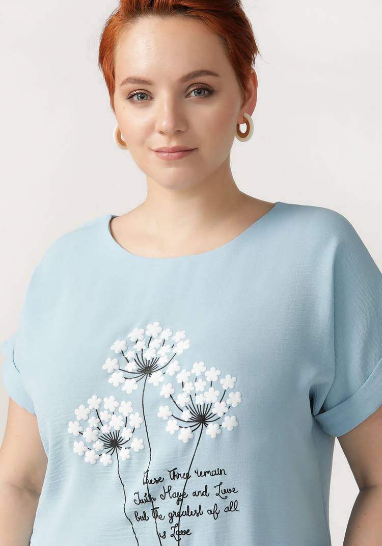 Блуза Полет мыслей шир.  750, рис. 9