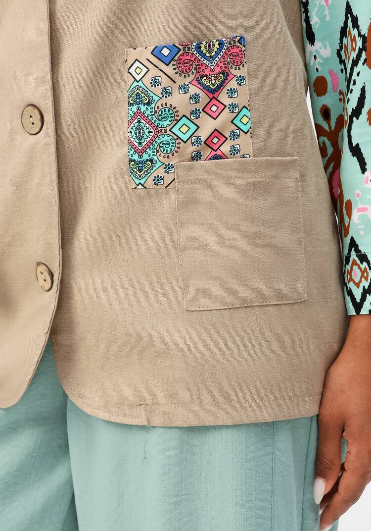 Жилет оригинального дизайна шир.  750, рис. 13