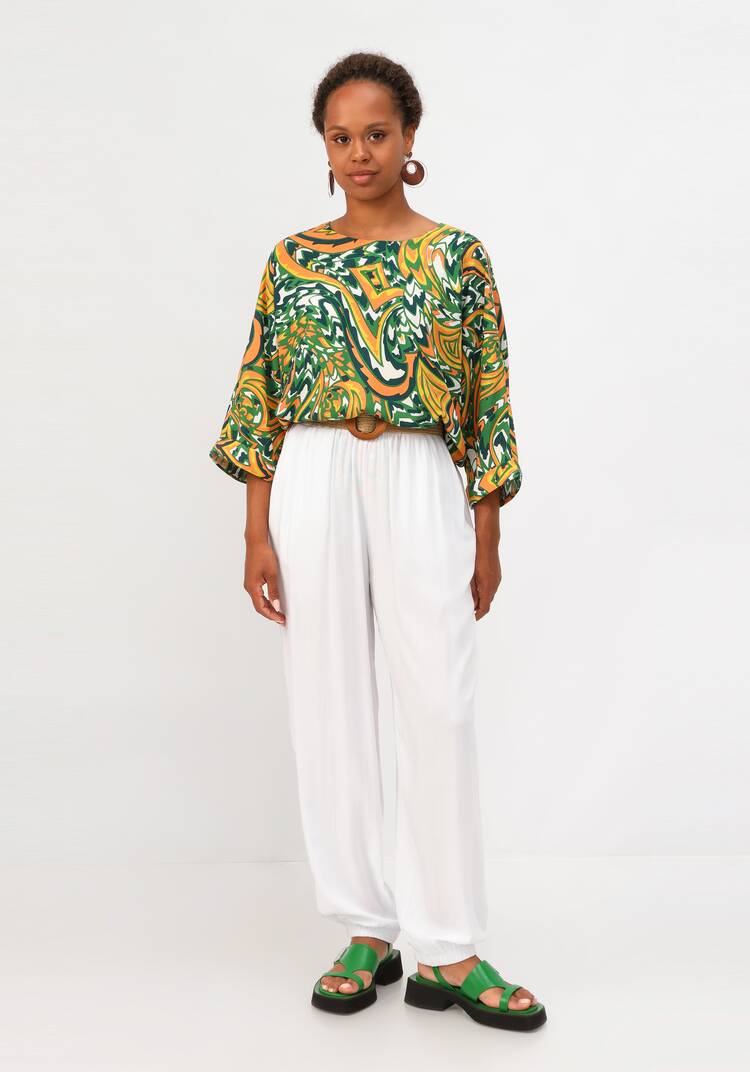 Брюки-шаровары на резинке шир.  750, рис. 30