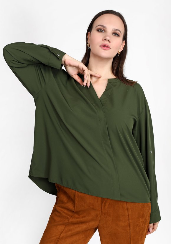 Блуза Приятная палитра шир.  580, рис. 5