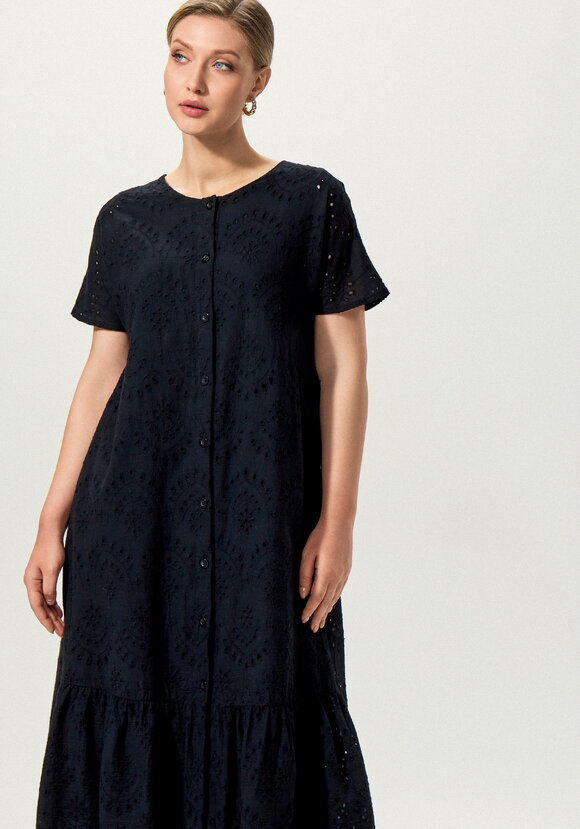 Платье ажурное с цельнокроеным рукавом шир.  580, рис. 38