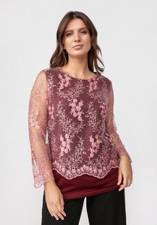 Блуза с рукавом 7/8